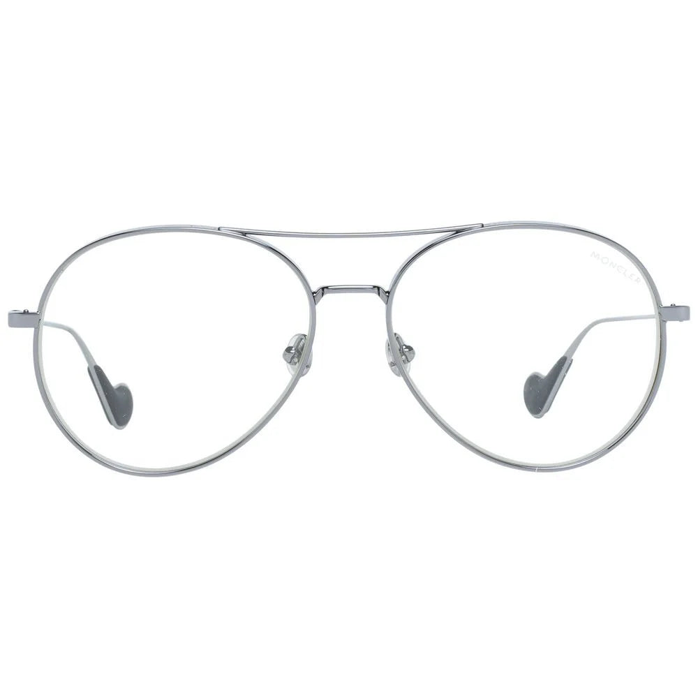 Moncler Gray Metal Glasses Frame - Sunglasses