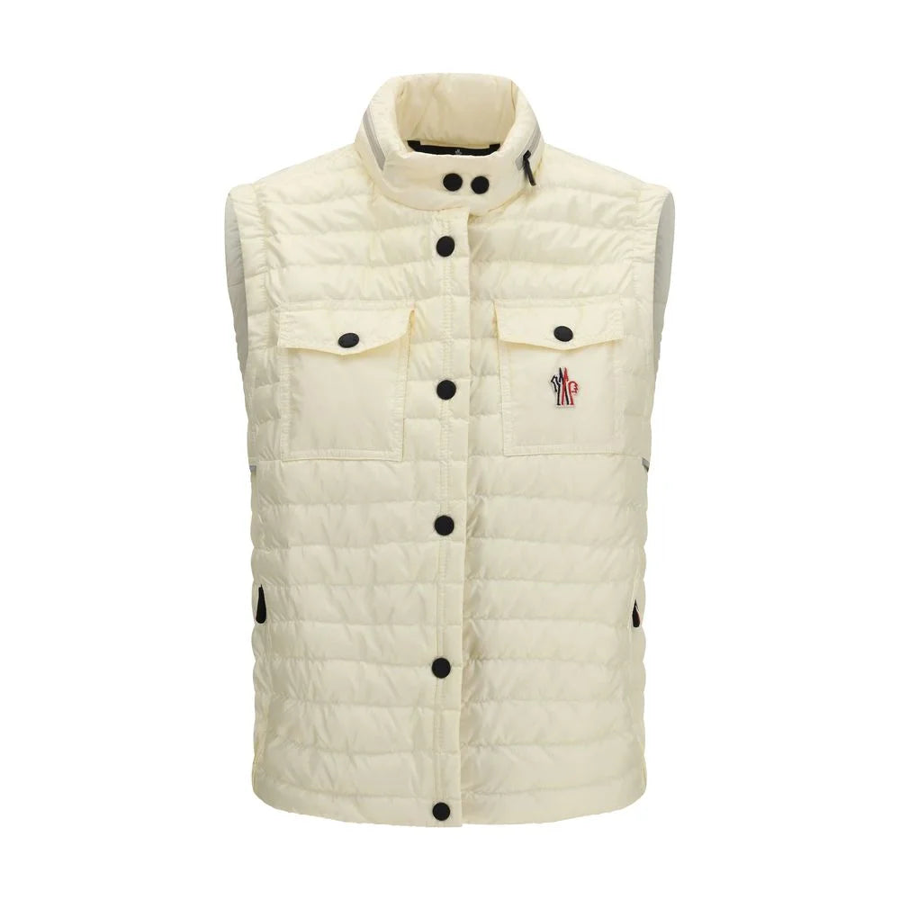 Moncler Grenoble Beige Polyamide Sleveless Jacket