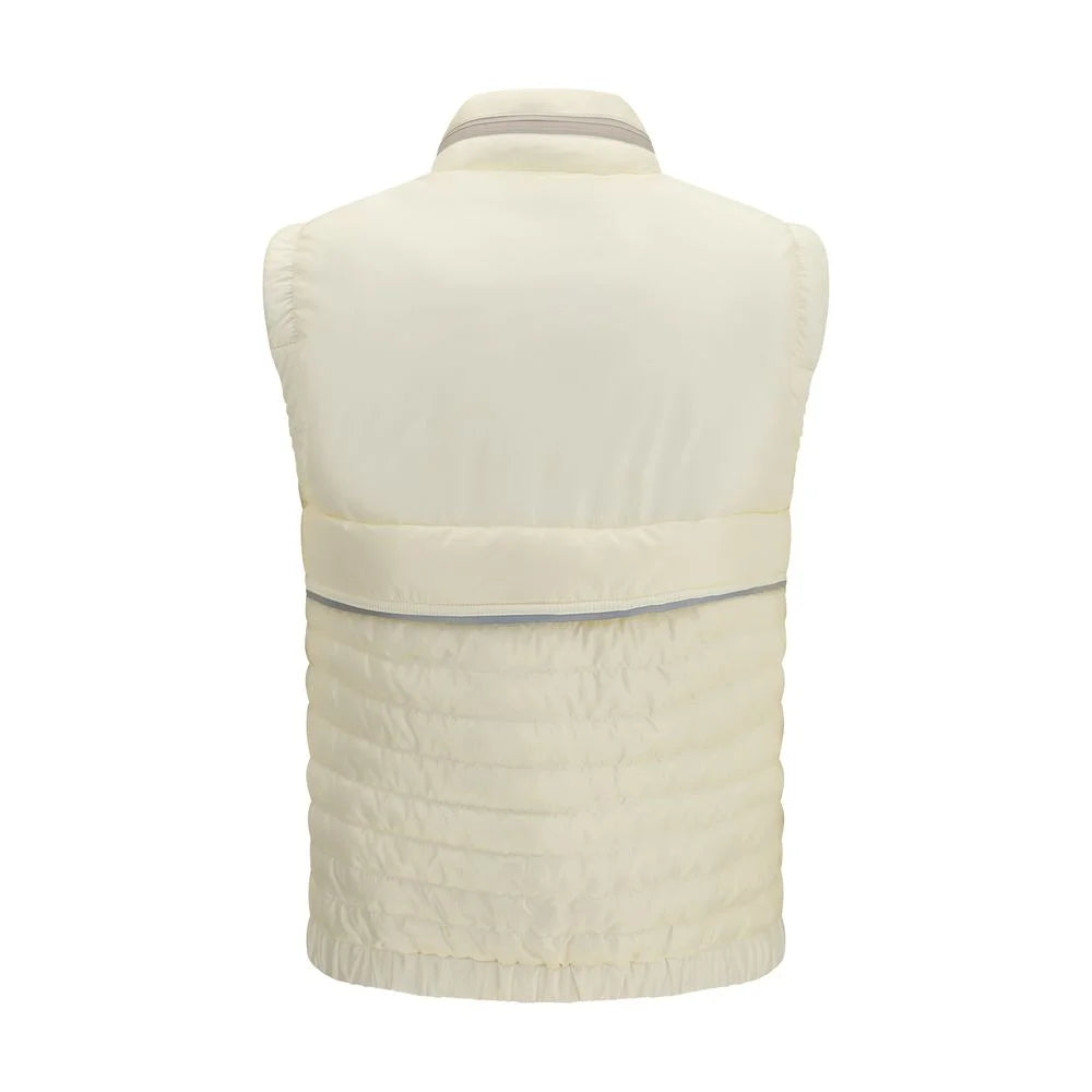 Moncler Grenoble Beige Polyamide Sleveless Jacket