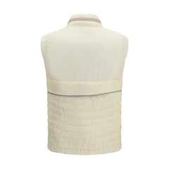 Moncler Grenoble Beige Polyamide Sleveless Jacket