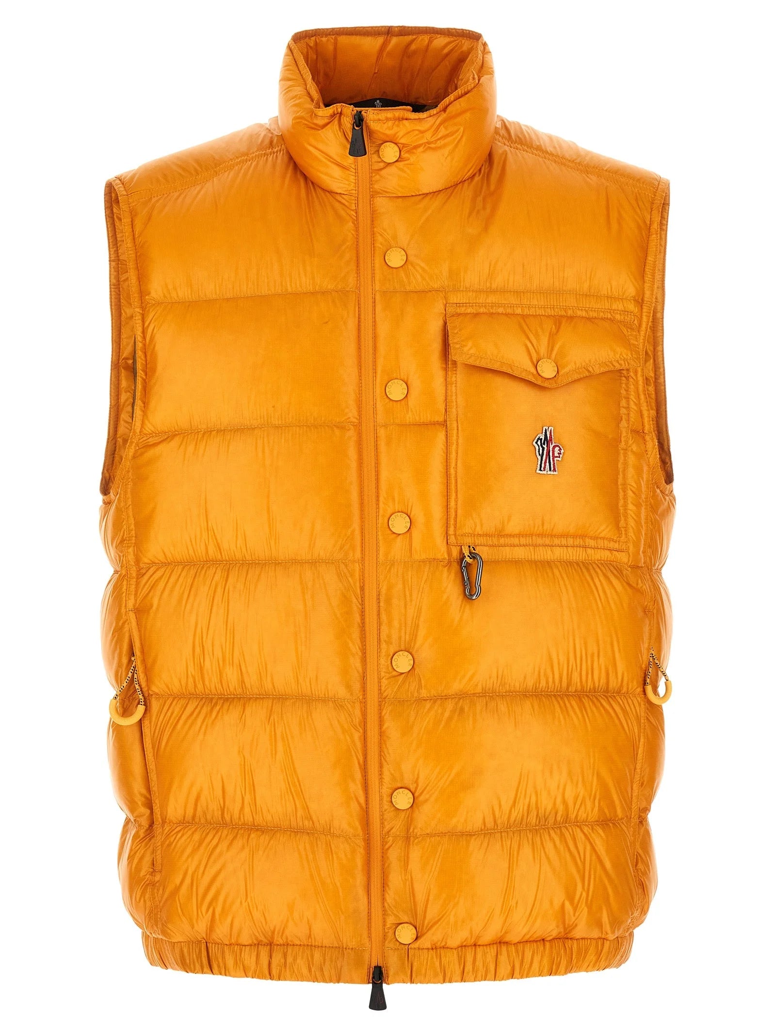 Moncler Grenoble Bicolor Polyester Sleeveless Jacket