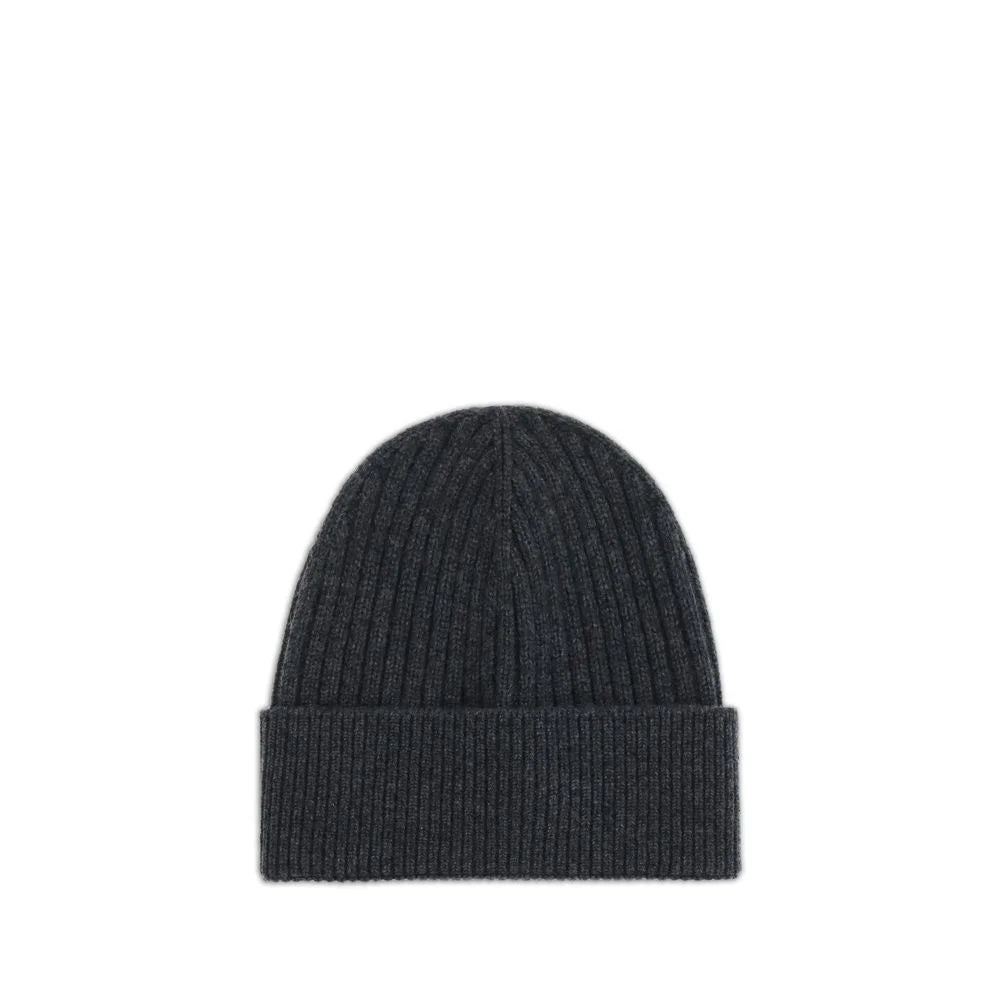 Moncler Grenoble Black Merino Wool Beanie - UNI - Beanies