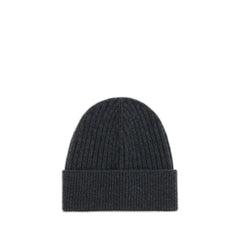 Moncler Grenoble Black Merino Wool Beanie - UNI - Beanies