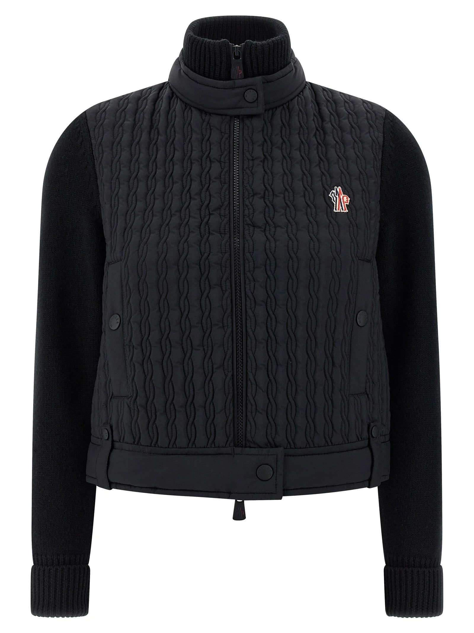 Moncler Grenoble Black Polyamide Cardigan - L