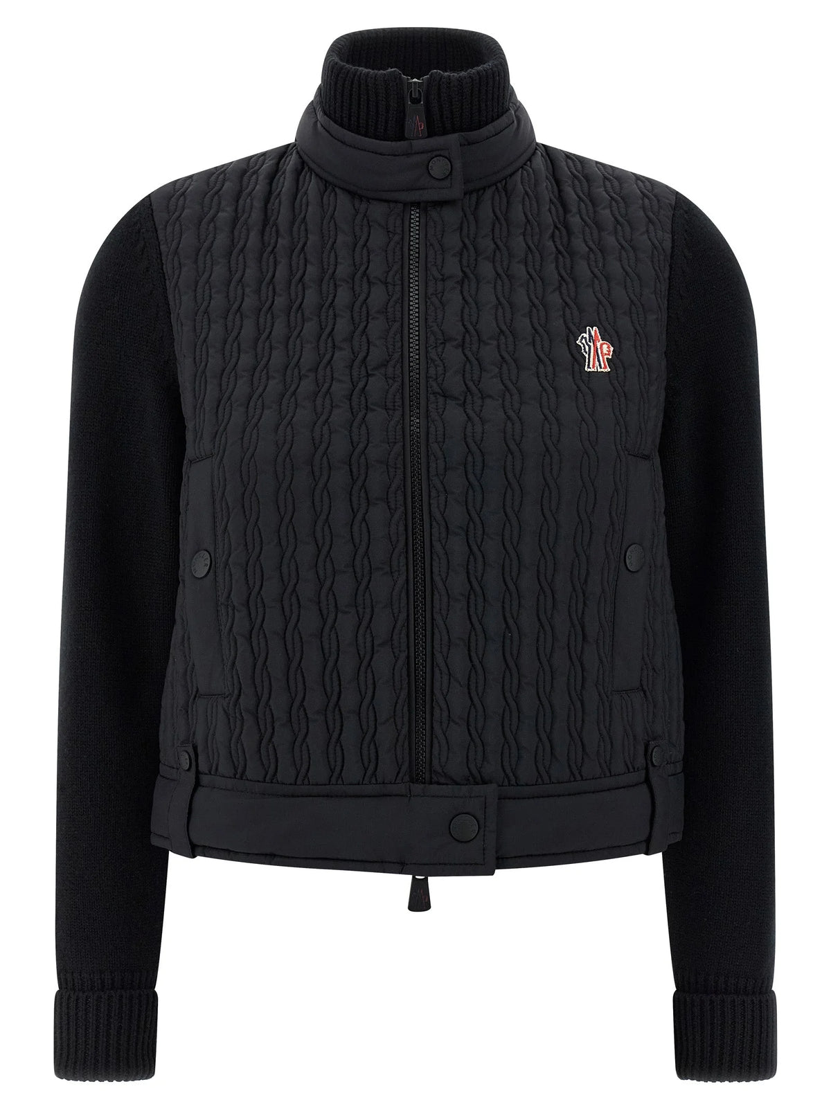Moncler Grenoble Black Polyamide Cardigan - L