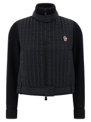 Moncler Grenoble Black Polyamide Cardigan - L