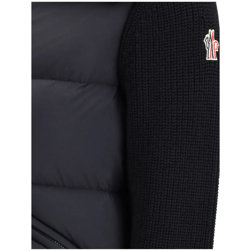 Moncler Grenoble Black Polyamide Coat