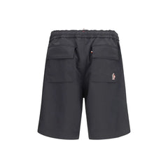 Moncler Grenoble Black Polyester Bermuda Shorts - S