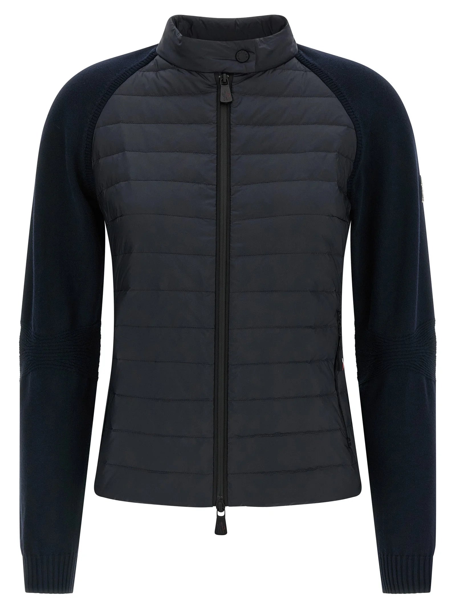 Moncler Grenoble Blue Polyamide Cardigan
