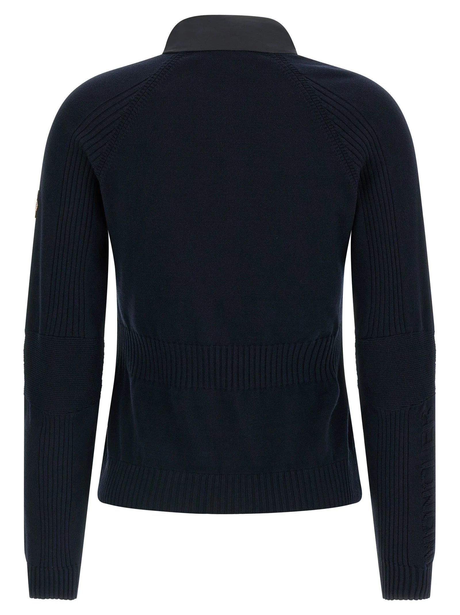 Moncler Grenoble Blue Polyamide Cardigan