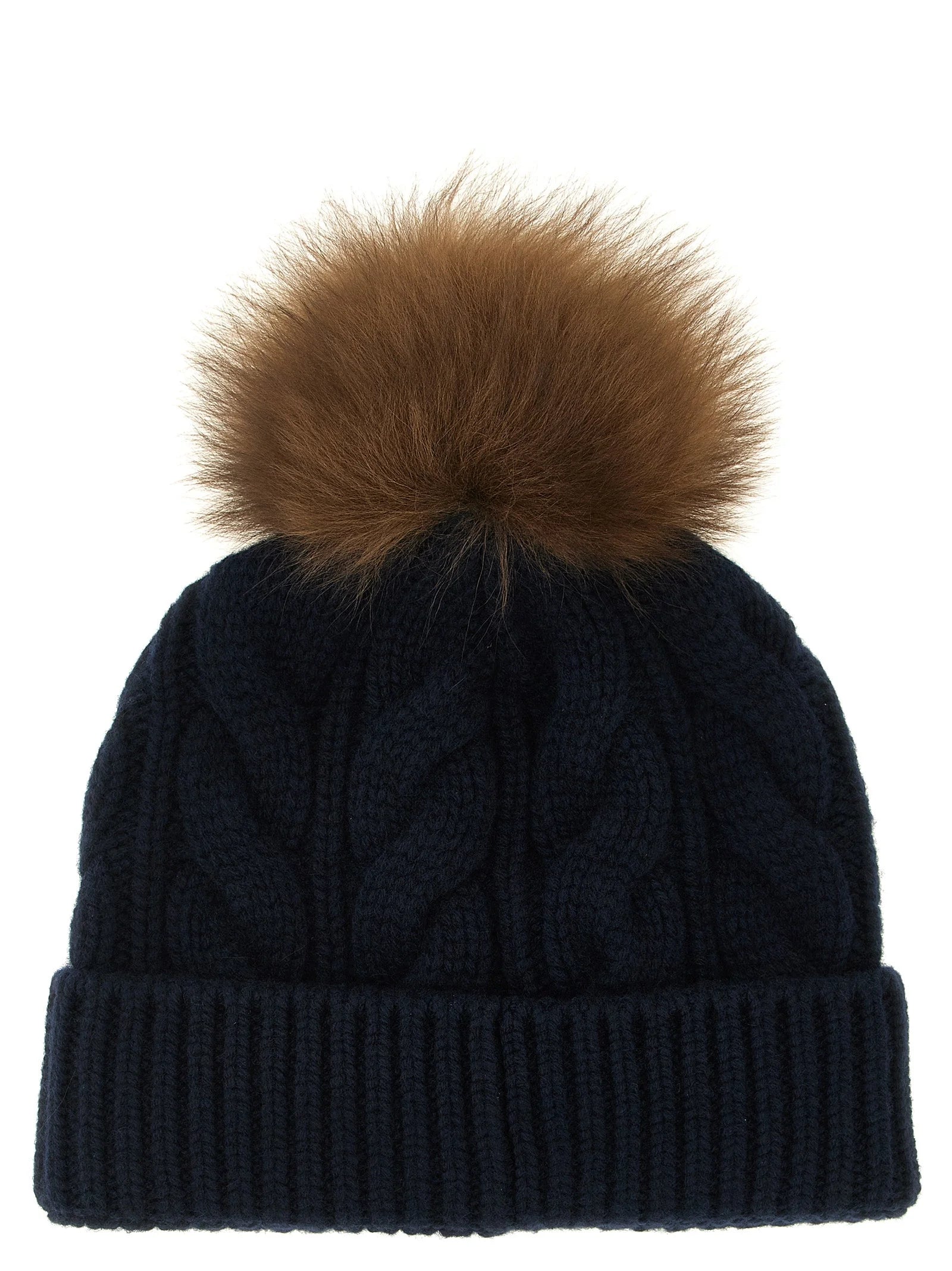 Moncler Grenoble Blue Virgin Wool Beanie - UNI