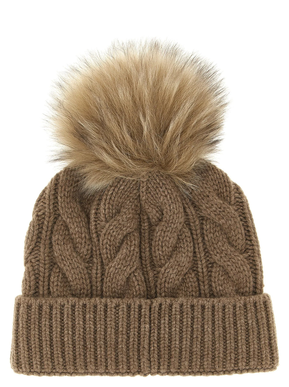 Moncler Grenoble Brown Virgin Wool Beanie - UNI