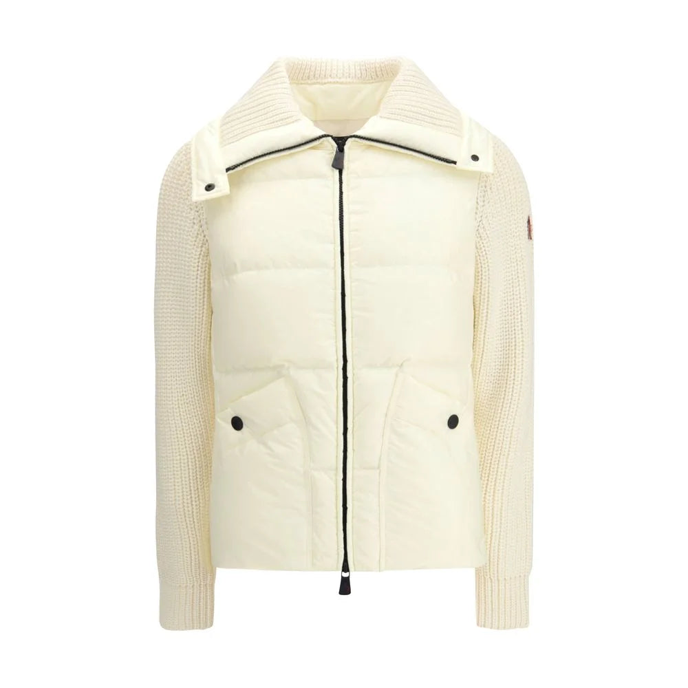 Moncler Grenoble Cream Polyamide Coat