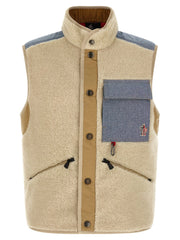 Moncler Grenoble Multicolor Cotton Sleeveless Jacket - L