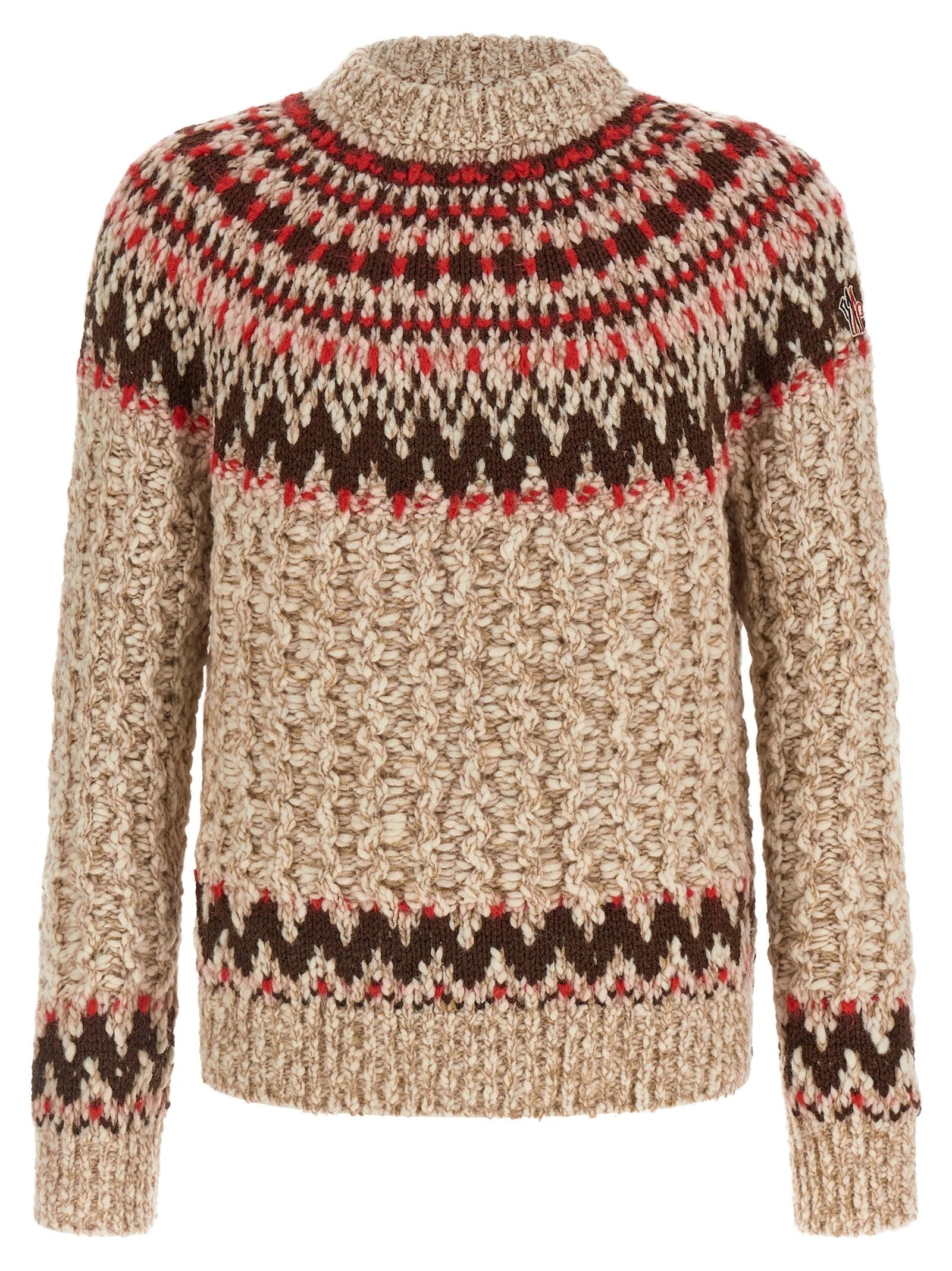 Moncler Grenoble Multicolor Wool Cardigan - M