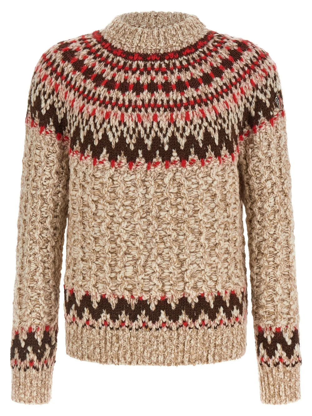 Moncler Grenoble Multicolor Wool Cardigan - M