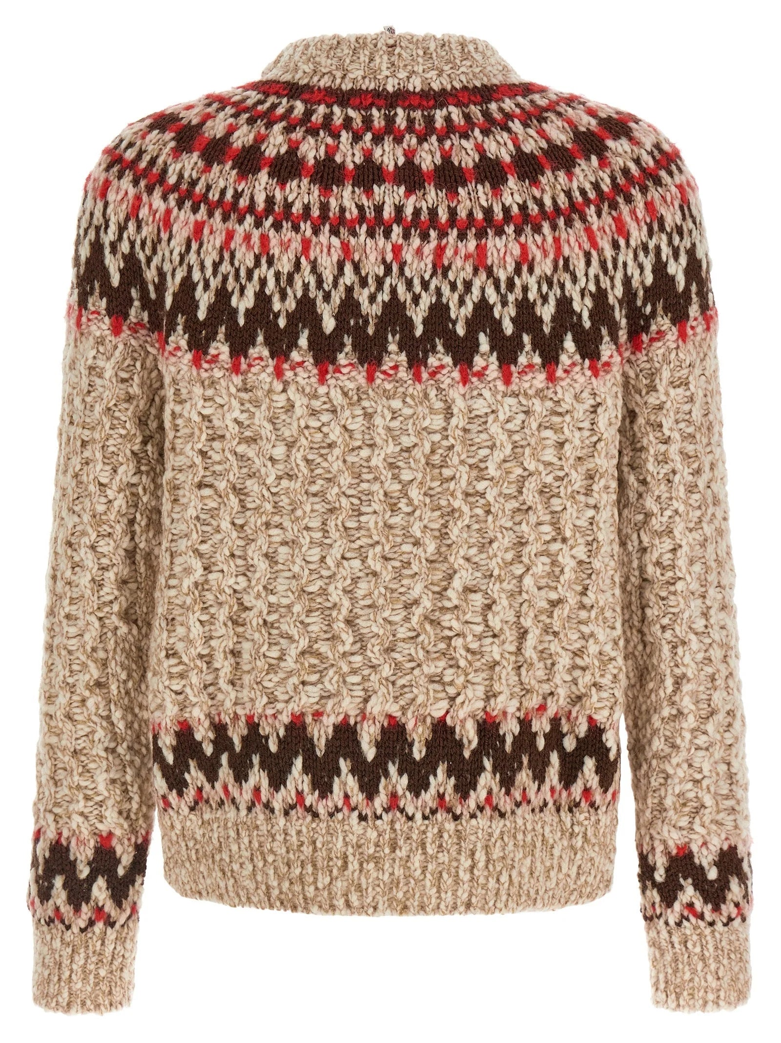 Moncler Grenoble Multicolor Wool Cardigan - M