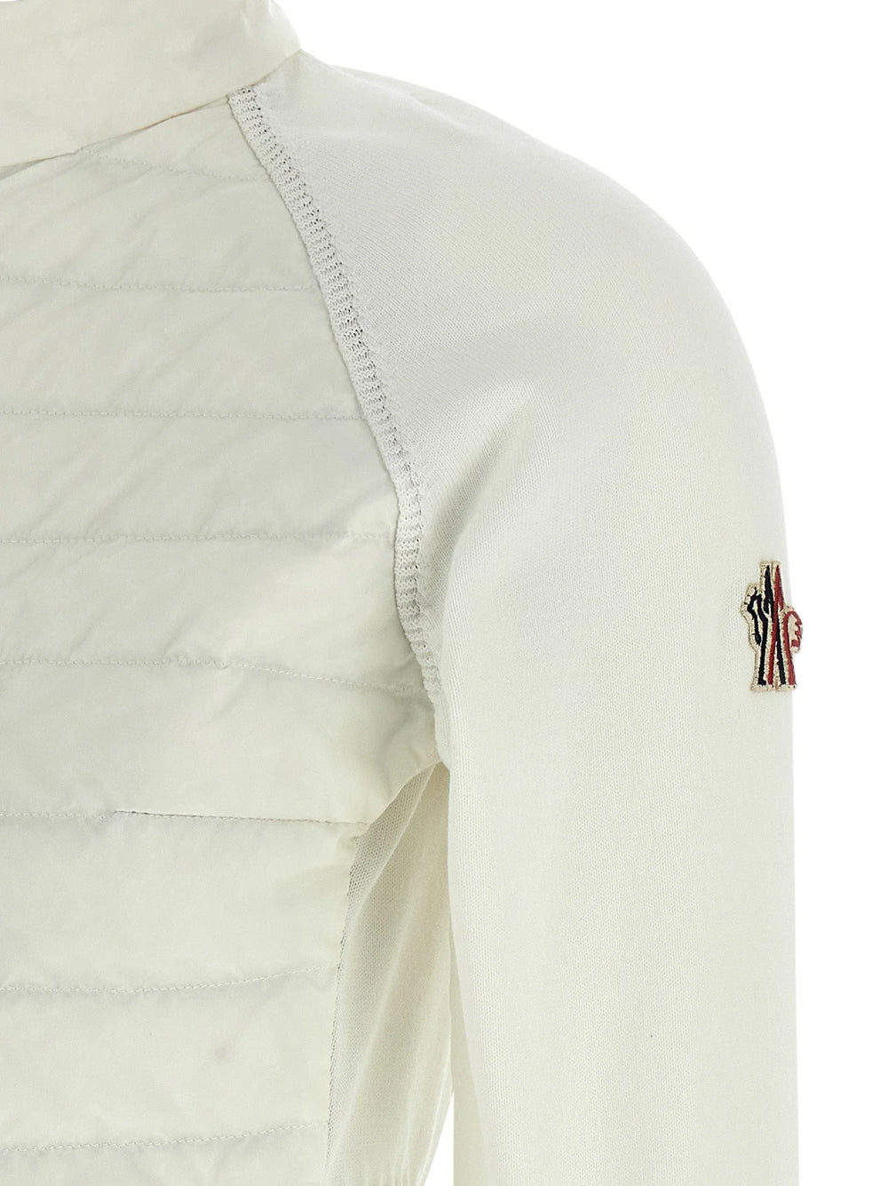 Moncler Grenoble White Polyamide Cardigan