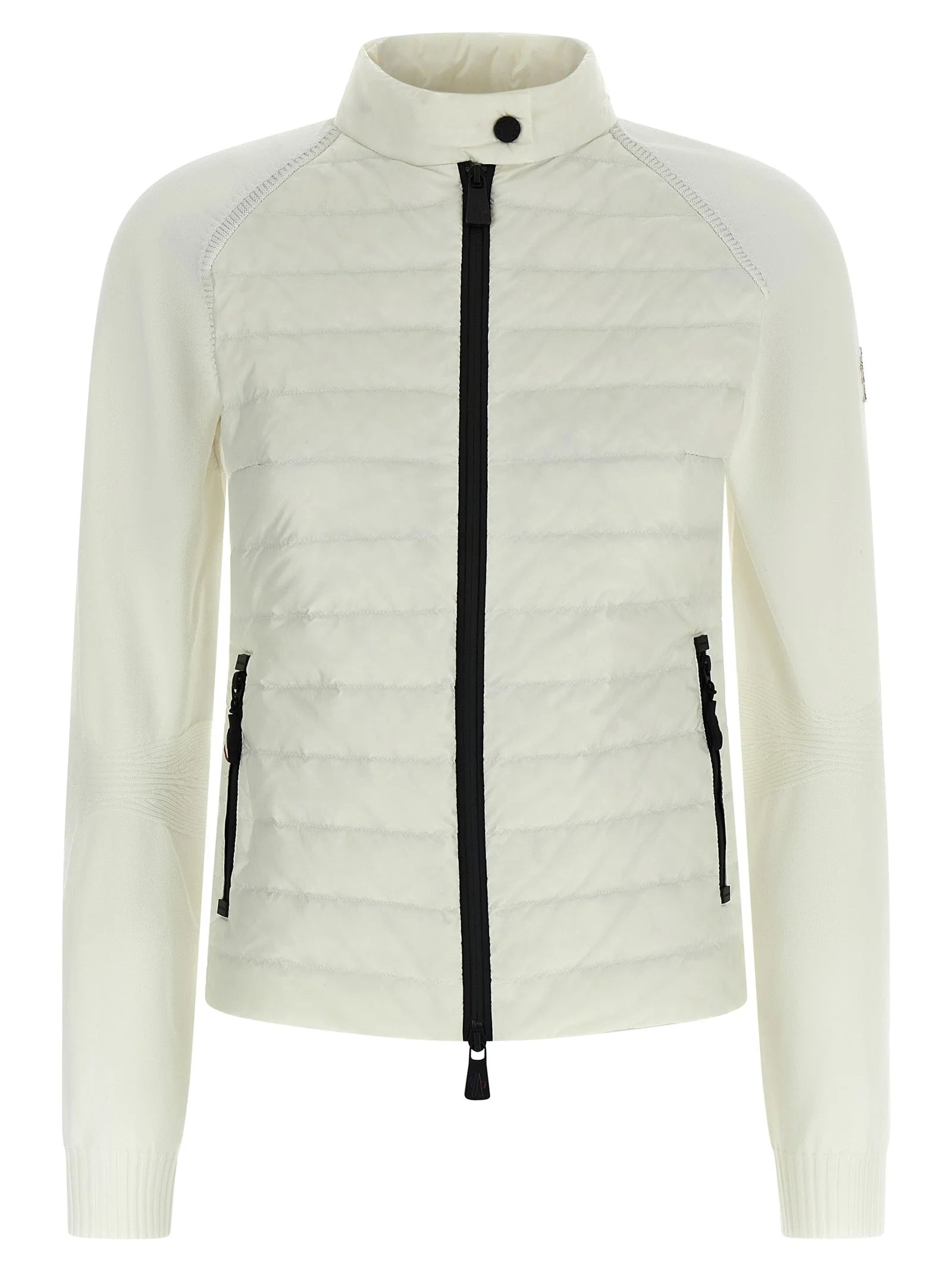 Moncler Grenoble White Polyamide Cardigan