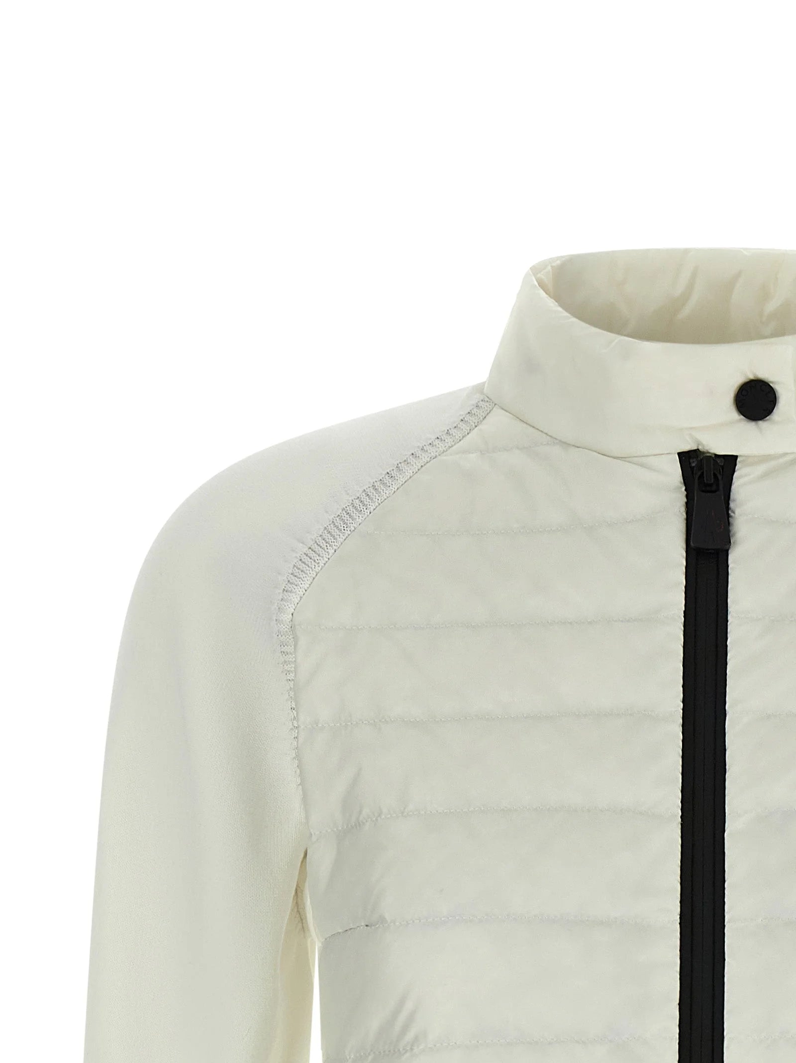 Moncler Grenoble White Polyamide Cardigan