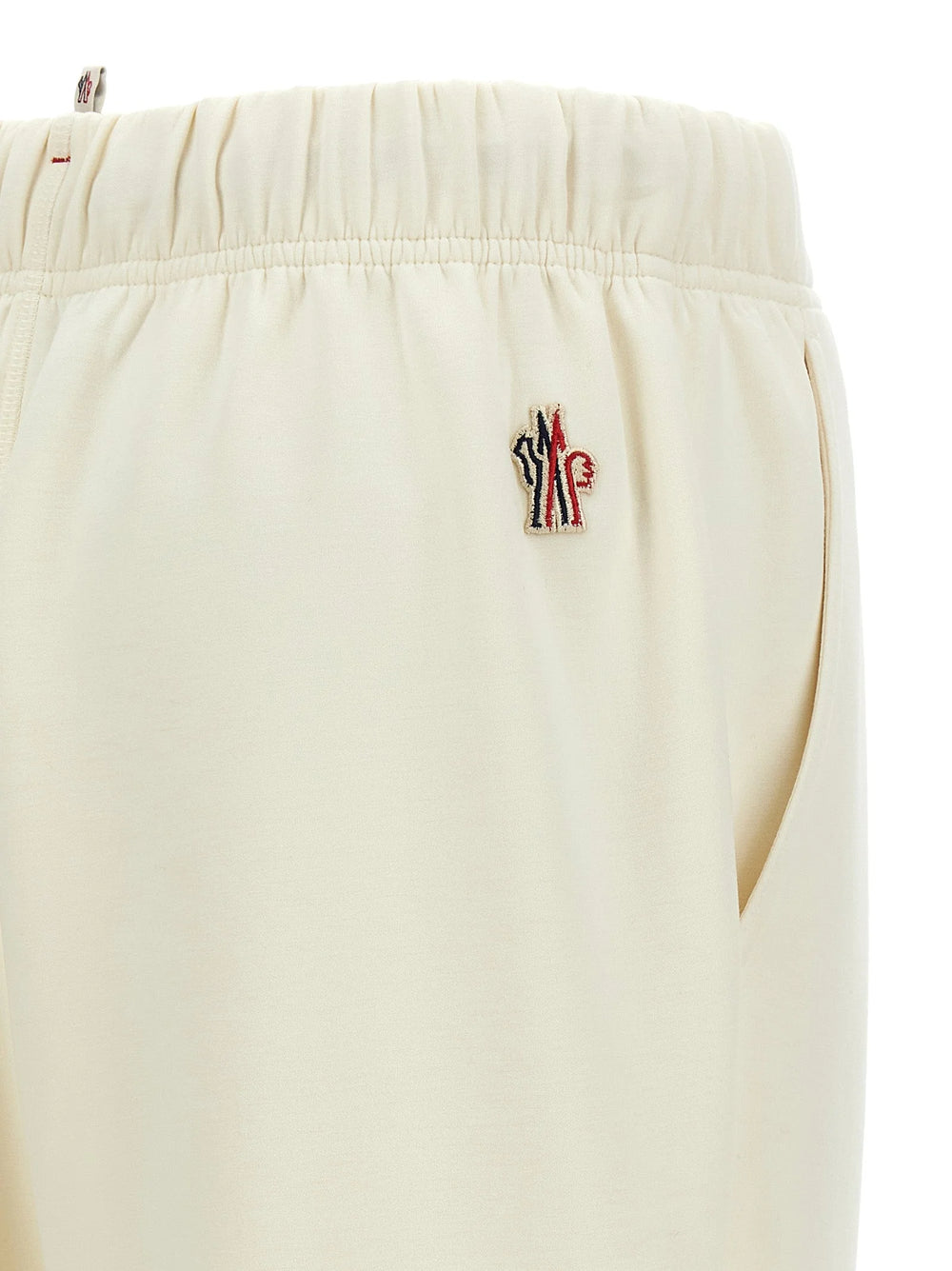 Moncler Grenoble White Polyester Joggers (Workout Pants)