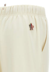 Moncler Grenoble White Polyester Joggers (Workout Pants)