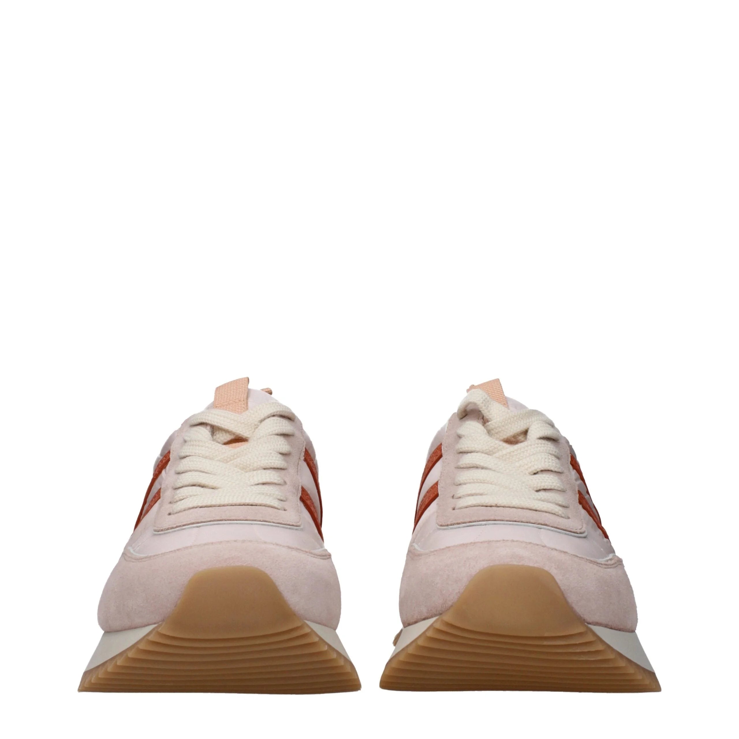 Moncler Pink Szövetes, masszív talpú tornacipők