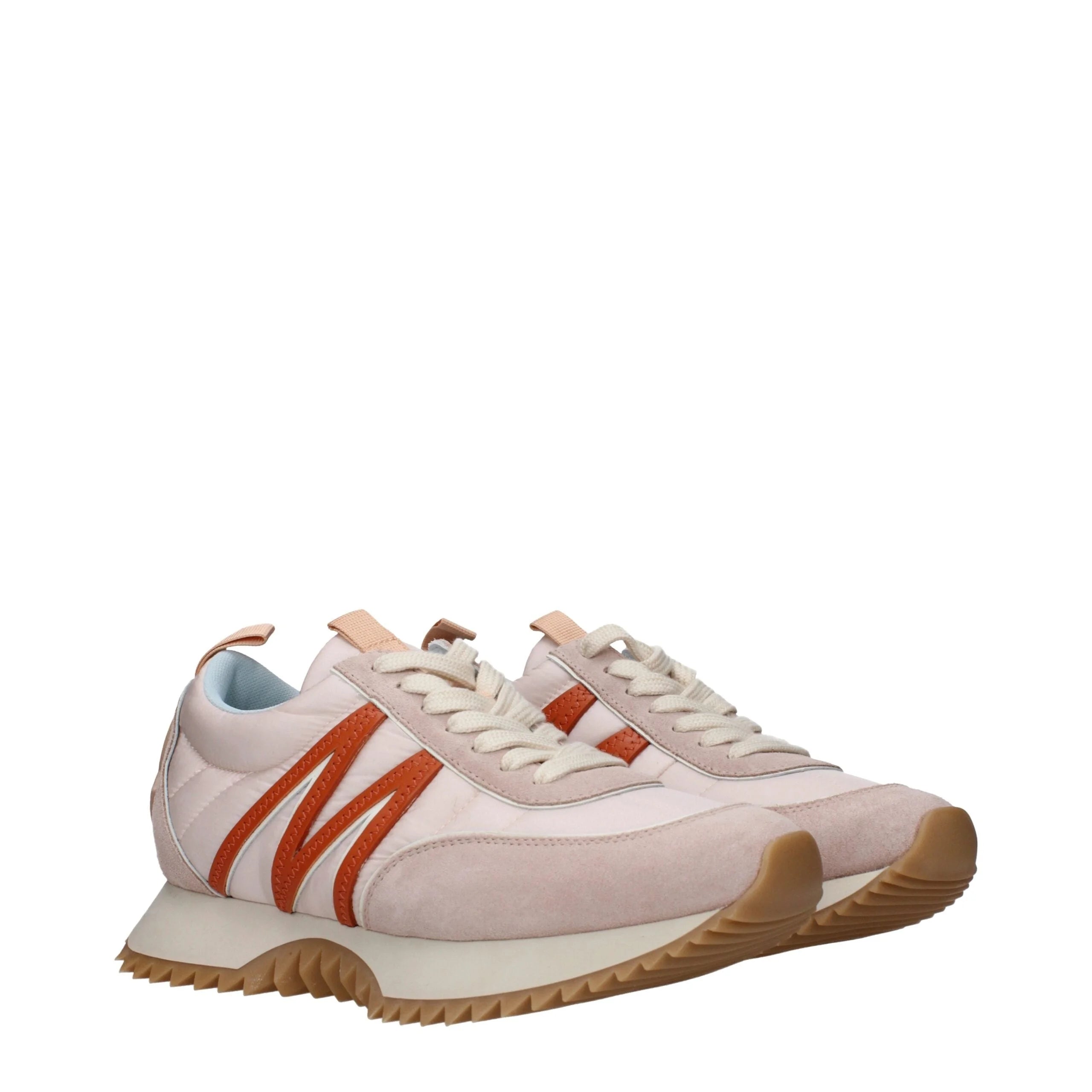 Moncler Pink Szövetes, masszív talpú tornacipők