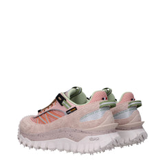 Moncler Pink Leather Athletic Sneakers - EU40/US10