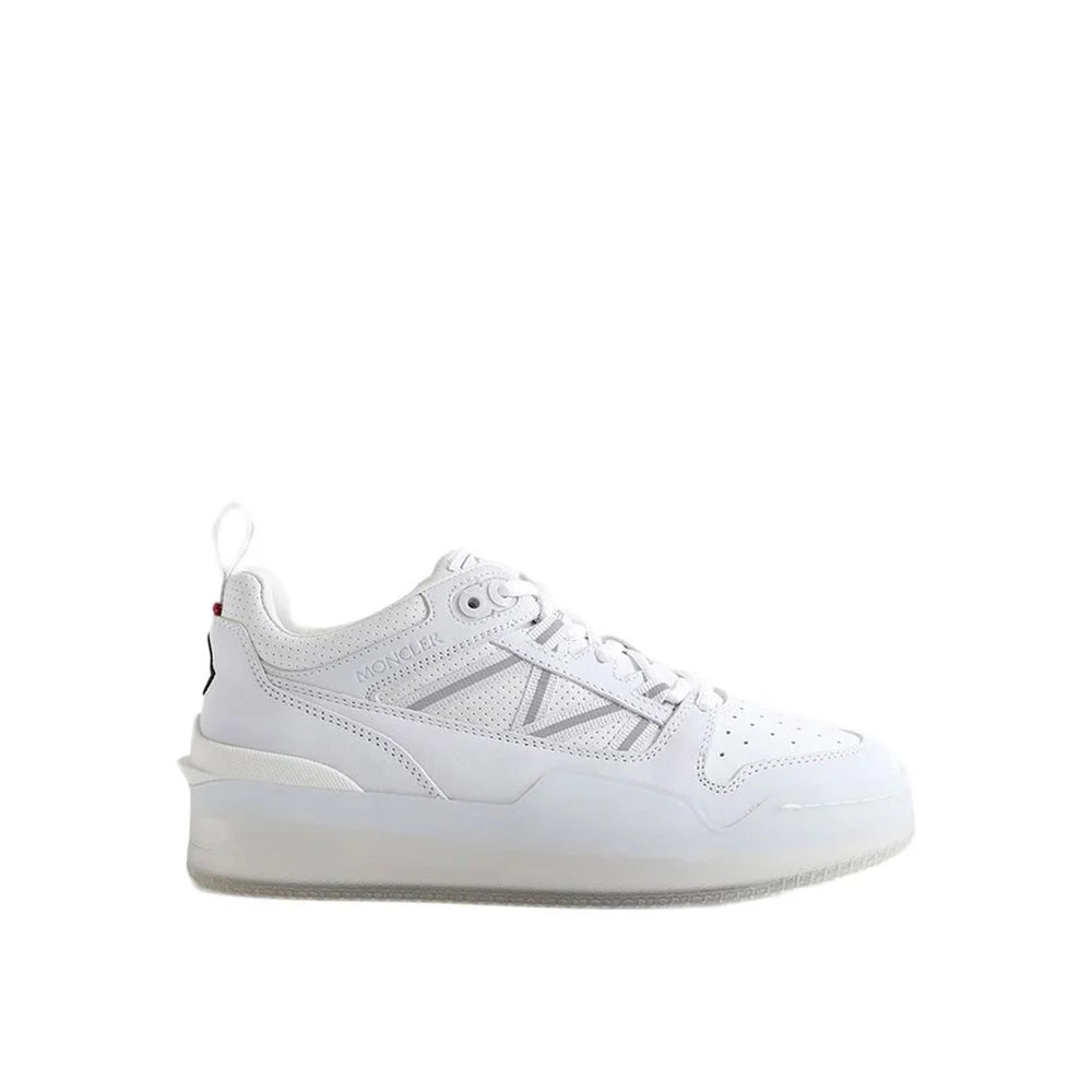 Moncler Vita Kalvskinn Låga Sneakers - EU35/US5
