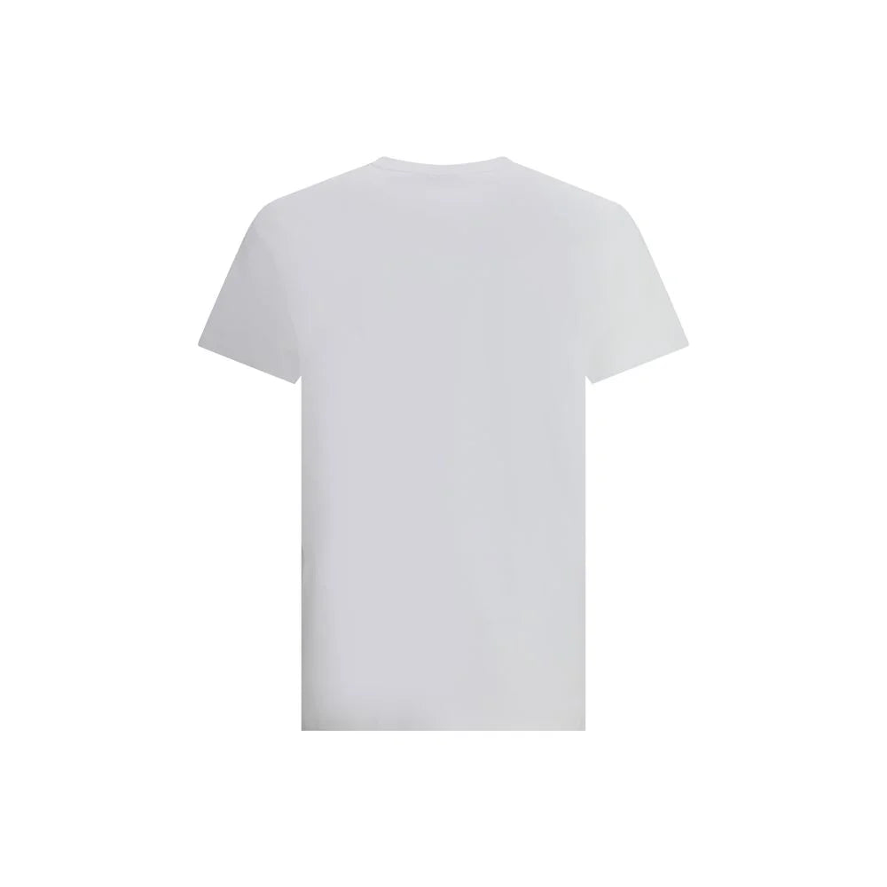 Moncler White Cotton T-Shirt - M