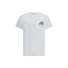 Moncler White Cotton T-Shirt - M