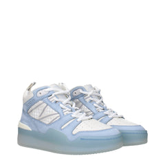 Baskets en cuir blanc Moncler - EU36/US6