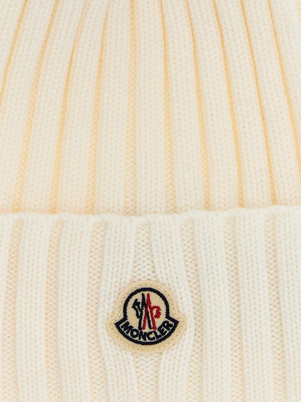 Moncler White MicroModal Beanie - UNI