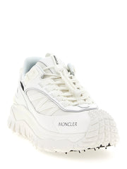 Moncler White Polyamide Athletic Sneakers