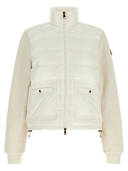 Moncler White Polyamide Cardigan