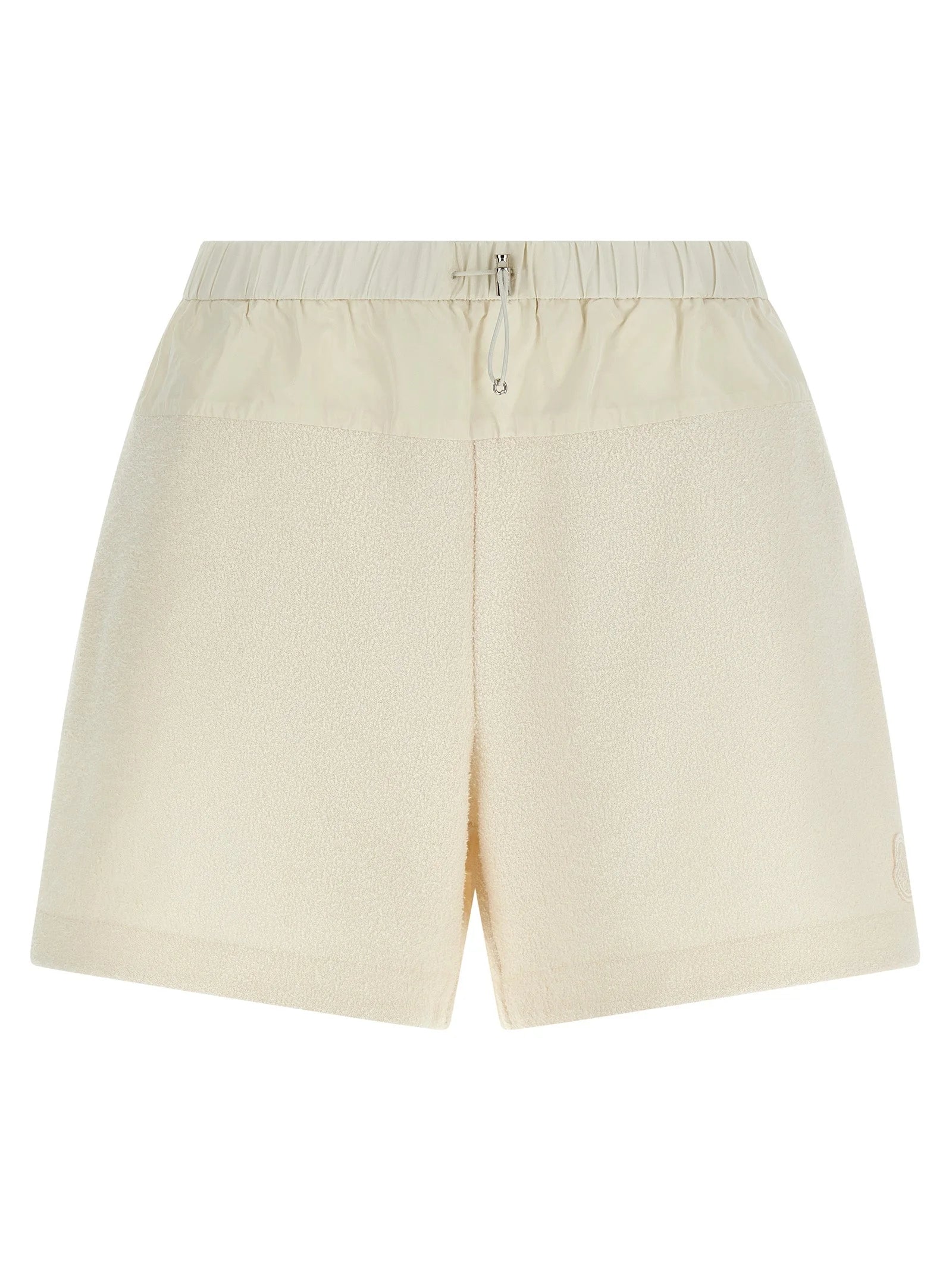 Moncler White Polyester Bermuda Shorts