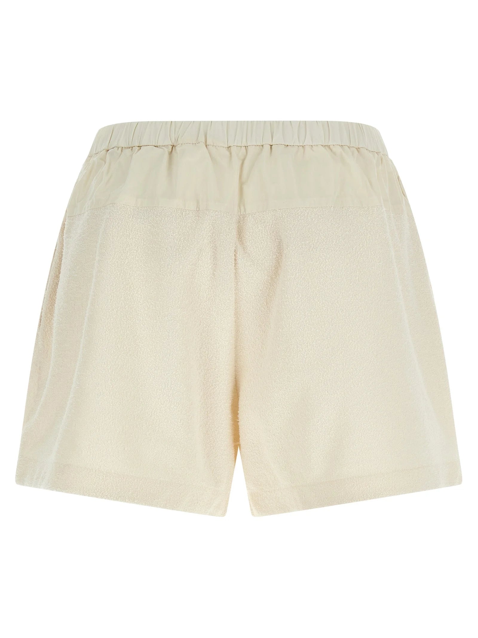Moncler White Polyester Bermuda Shorts