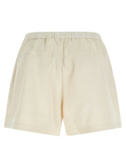 Moncler White Polyester Bermuda Shorts