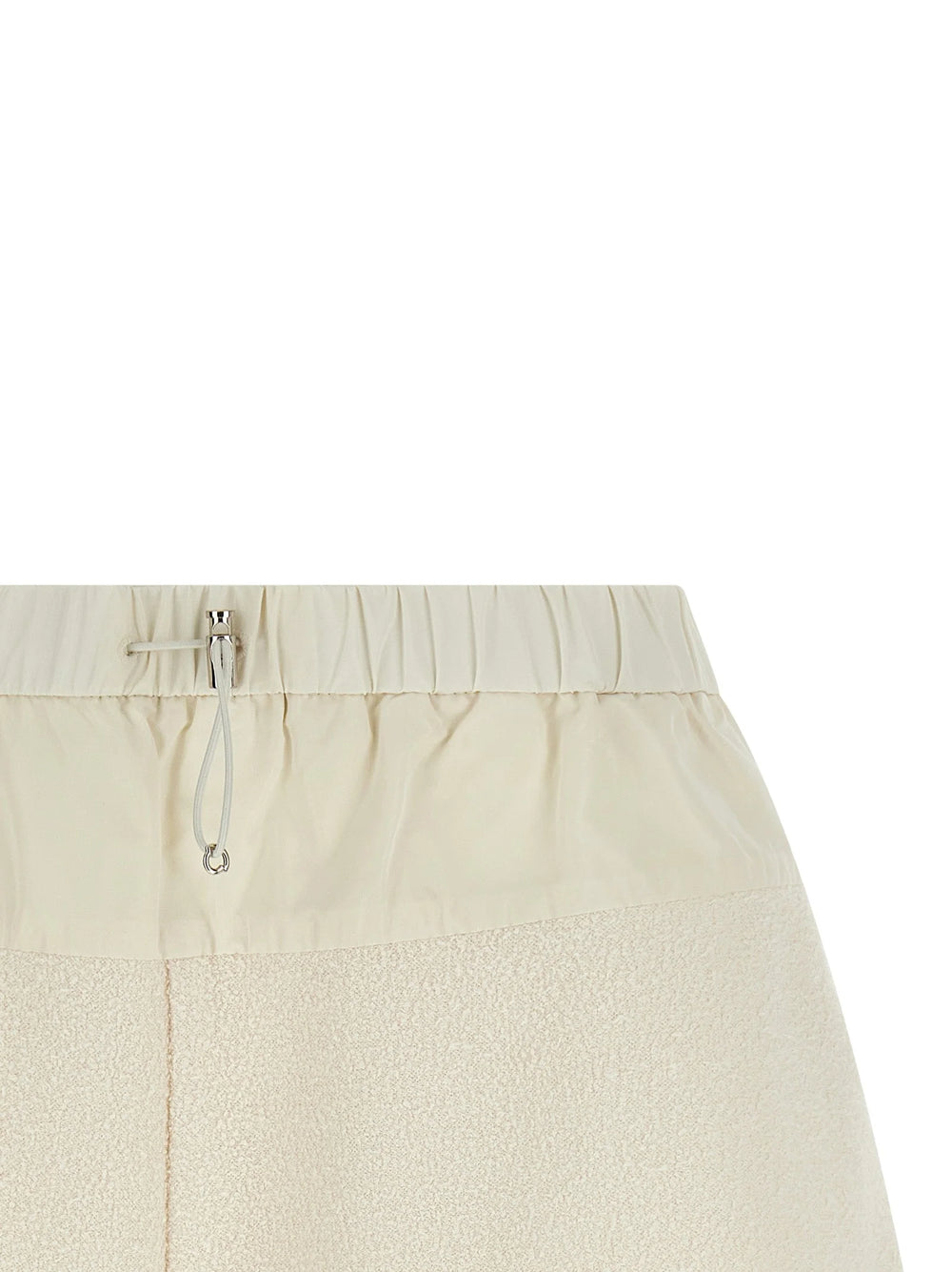 Moncler White Polyester Bermuda Shorts