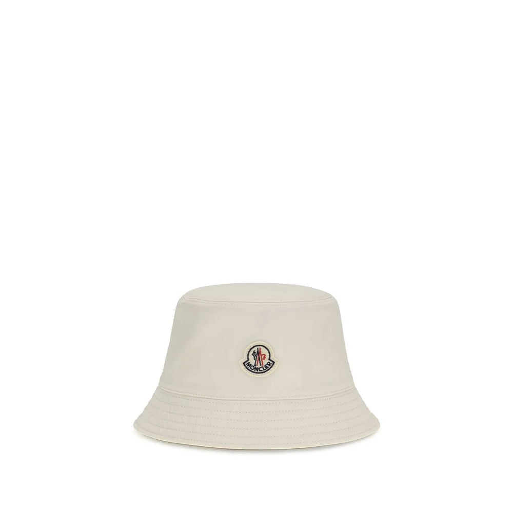 Moncler White Polyester Bucket Hat - S