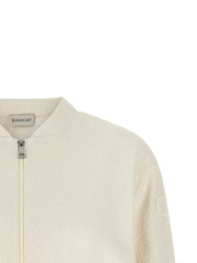 Moncler White Polyester Cardigan