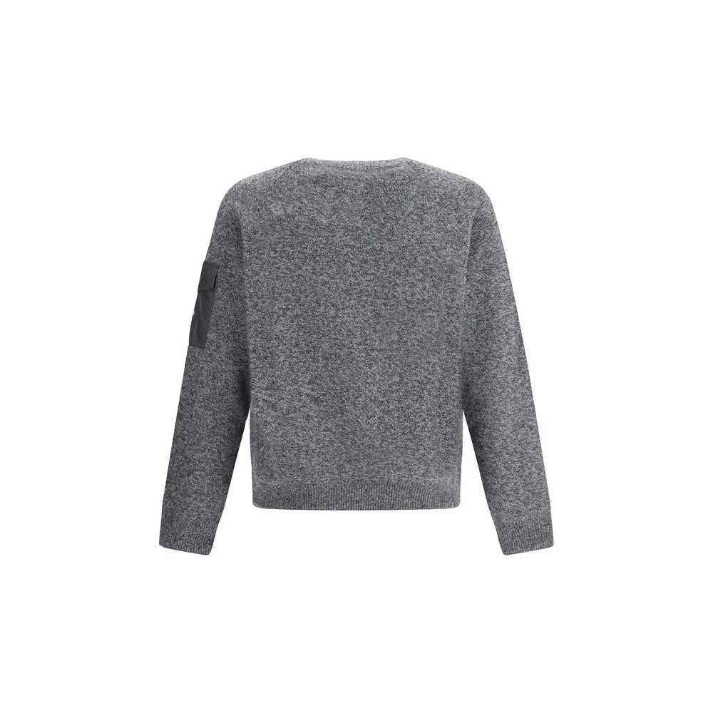 Moncler Wool mouliné and cashmere Sweater - S