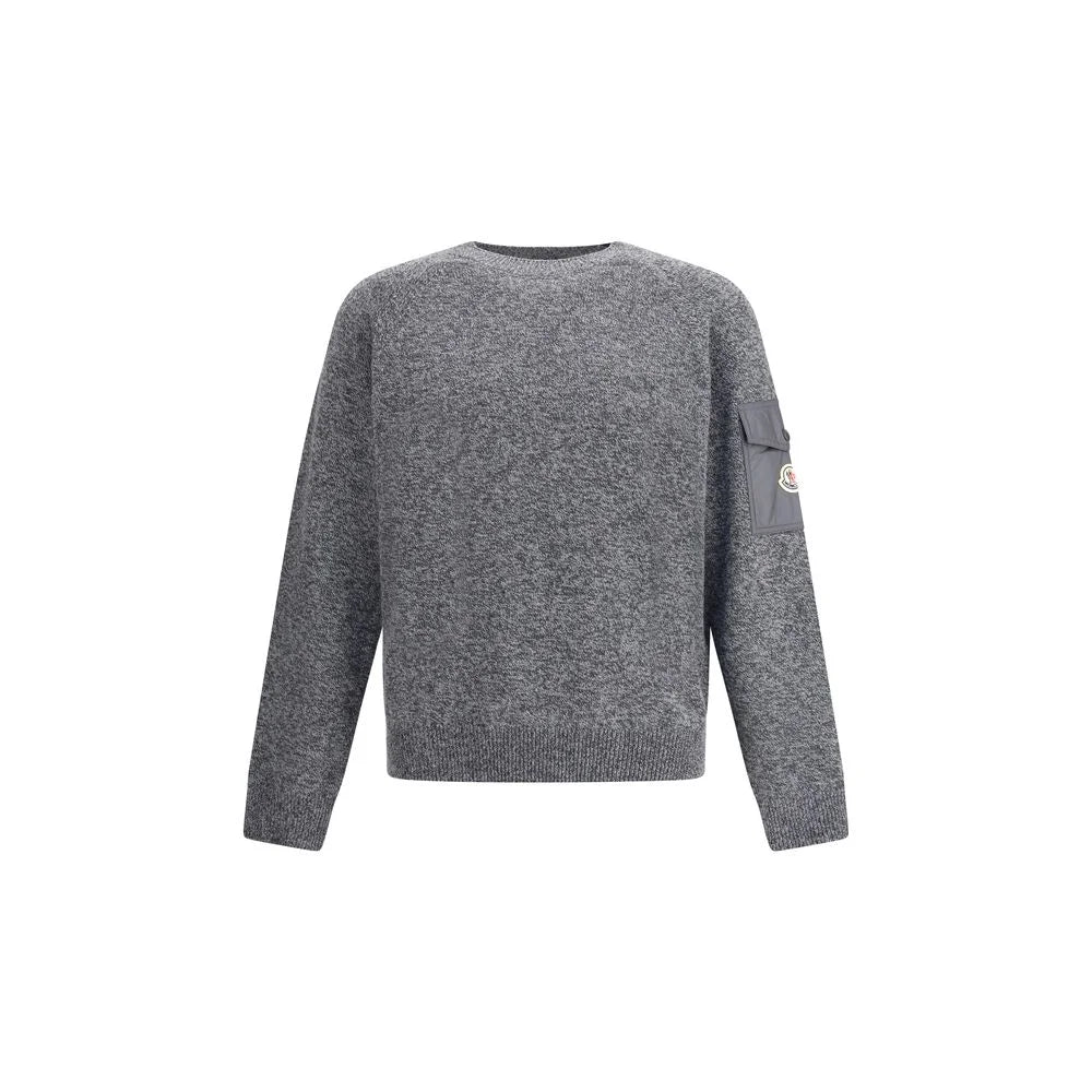 Moncler Wool mouliné and cashmere Sweater - S