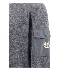 Moncler Wool mouliné and cashmere Sweater - S