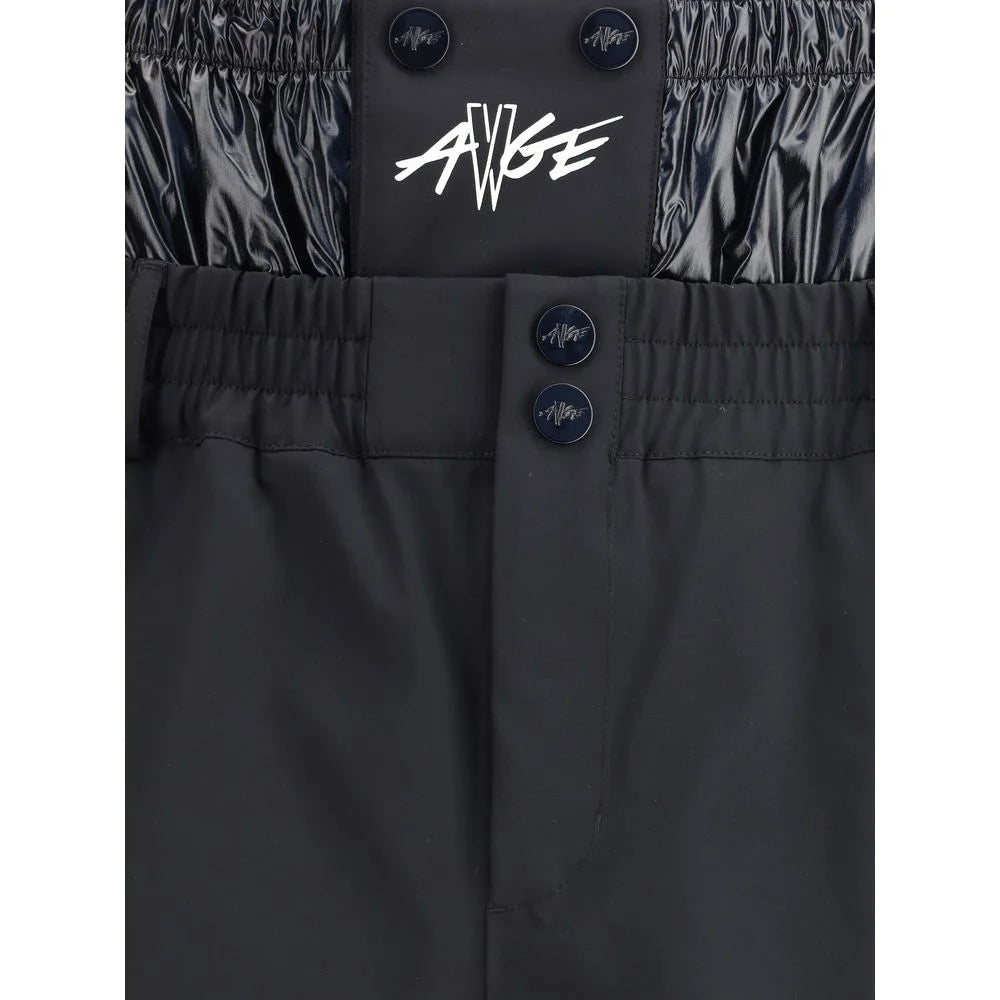 MONCLER x ASAP ROCKY Black Polyamide Bermuda Shorts - IT46 | S