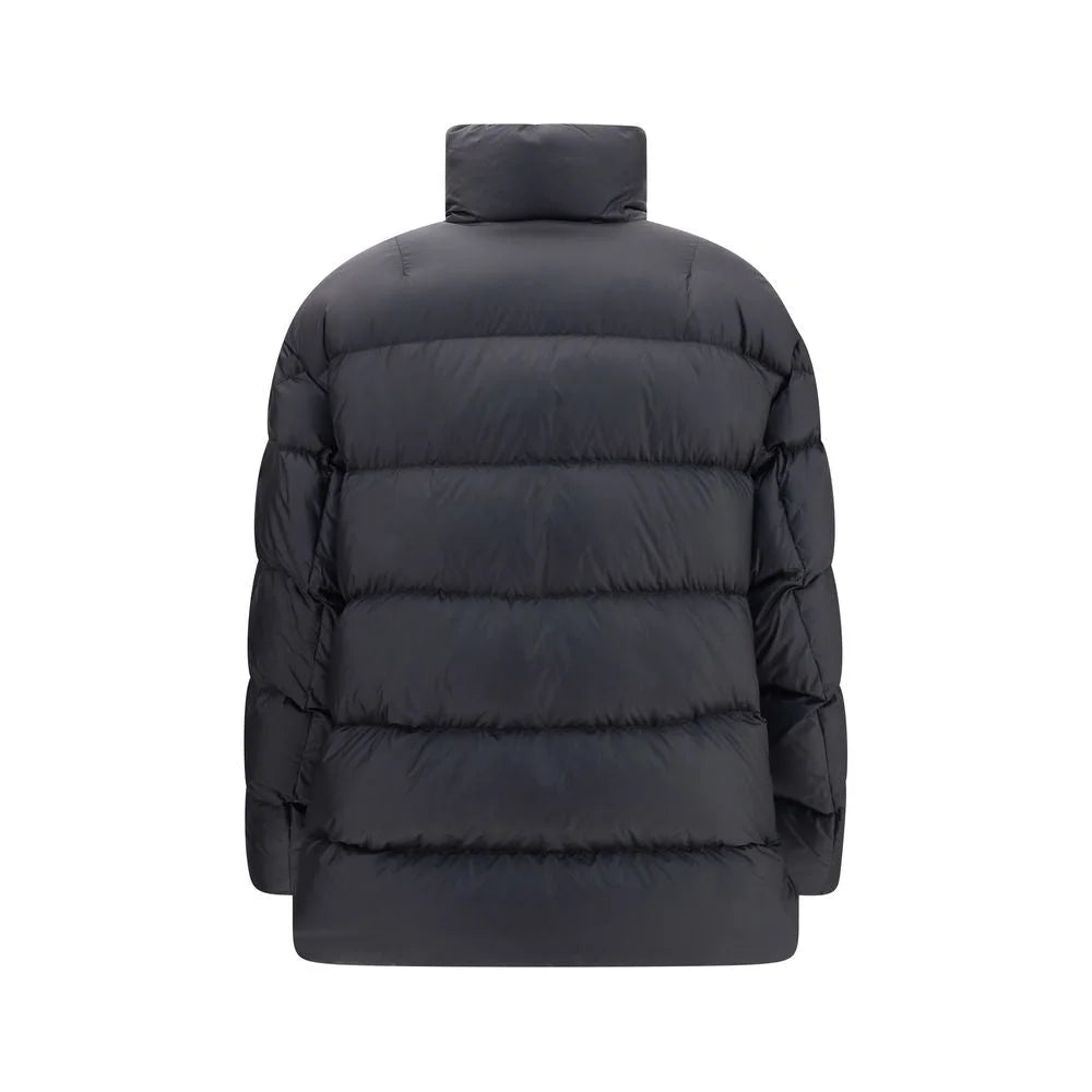 MONCLER x EDWARD ENNINFUL Black Polyamide Coat