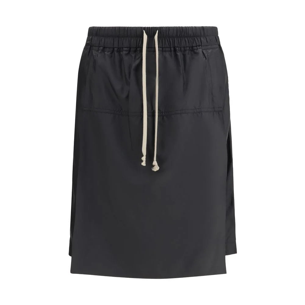 Moncler x Rick Owens Black Polyester Bermuda Shorts - S