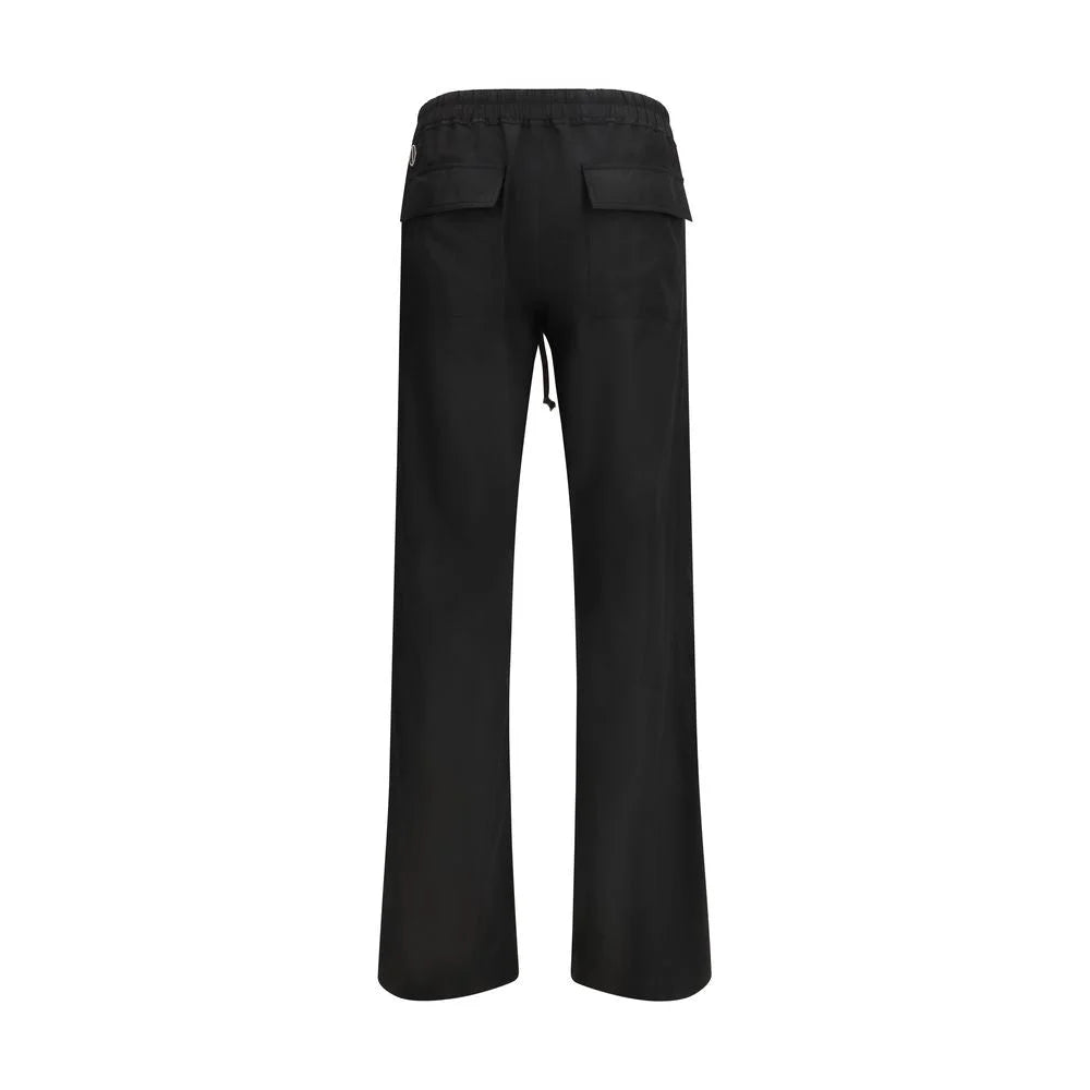 Moncler x Rick Owens Black Polyester Casual Pants - L