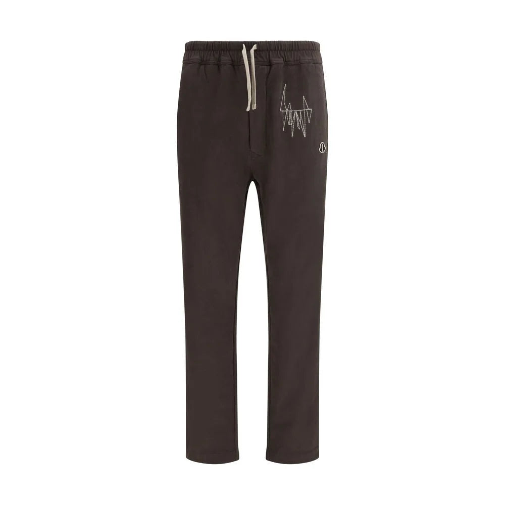 Moncler x Rick Owens Brown Cotton Athletic Pants